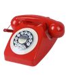 Teléfono Audiolibro modelo Rojo