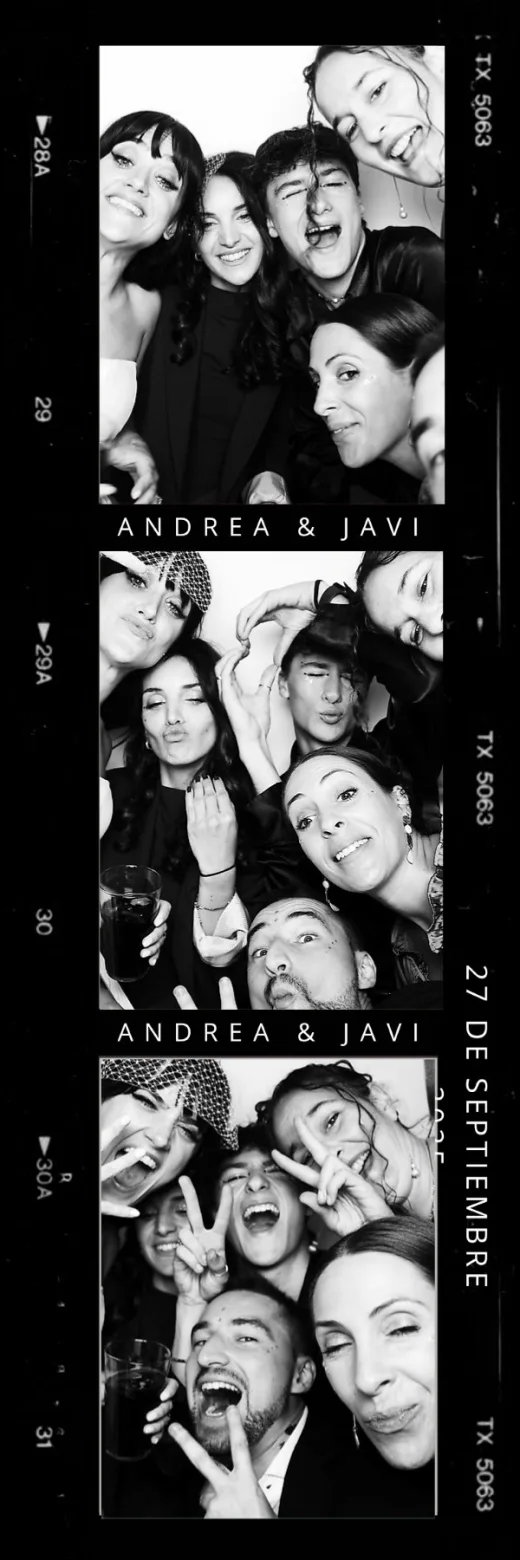 Tira de fotos 2×6 pulgadas del Street Photobooth